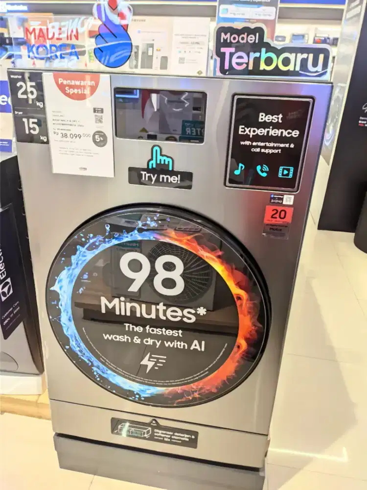 SAMSUNG WASH MACH 25 KG CICILAN TANPA KARTU KREDIT