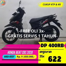HONDA BEAT CBS 2020 KREDIT MURAH DP 400RIBU ANGSURAN SANGAT RINGAN