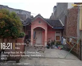 Jual cepat rumah komplek permata biru cileunyi bandung