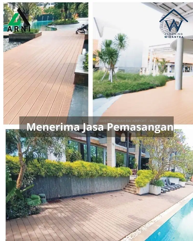 WPC DECKING MOTTO MOTIF KAYU TEBAL PANJANG 2,9m