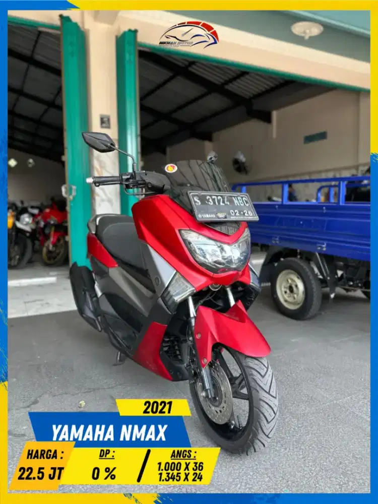 YAMAHA NMAX 2021 PLAT S BEKAS BERKUALITAS HIKMAH MOTOR KEPUH MALANG