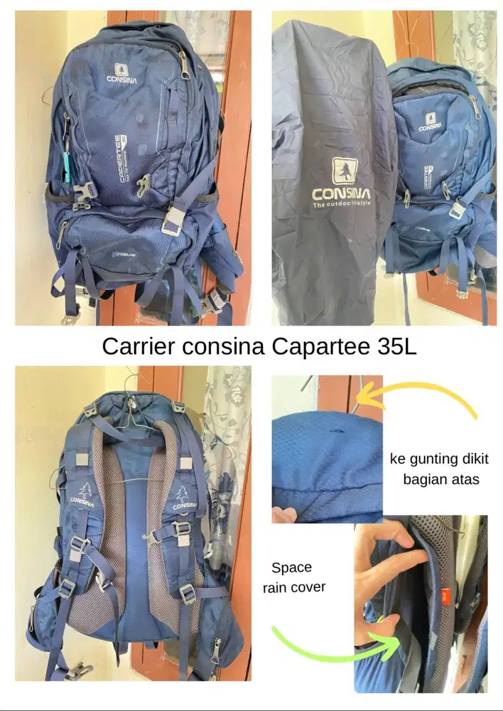 TAS CARIER CONSINA CAPARTEE 35L