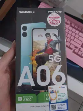 Samsung Galaxy A06 5G 6/128GB Garansi resmi 1 tahun, Baru.