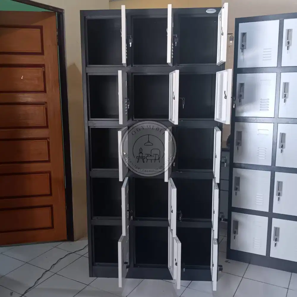 promo sale loker 15 pintu full besi termurah