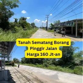 jual cepat tanah pinggir jalan semarang borang palembang