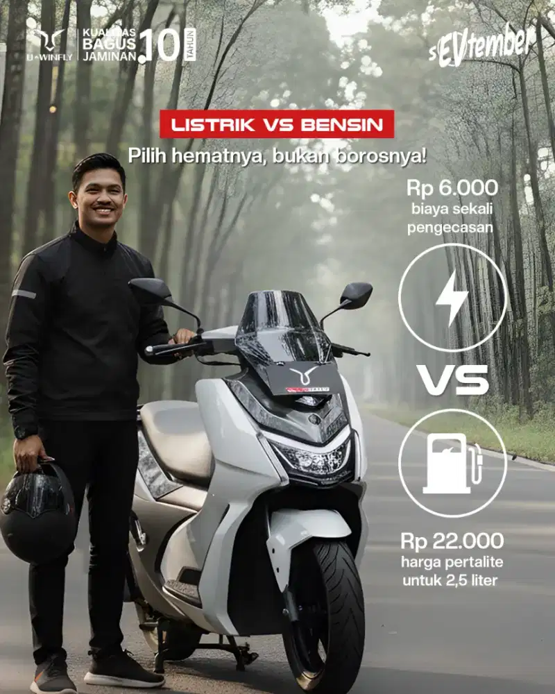 Sepeda+motor listrik M100