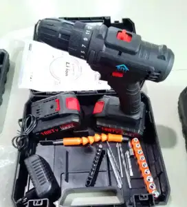 Bor cordless 2 batre kom0lit