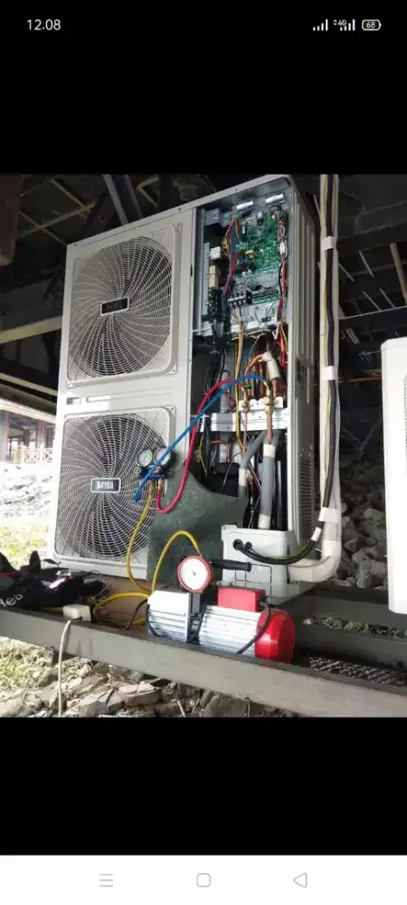 Jasa servis AC kulkas mesin cuci kompa air dll