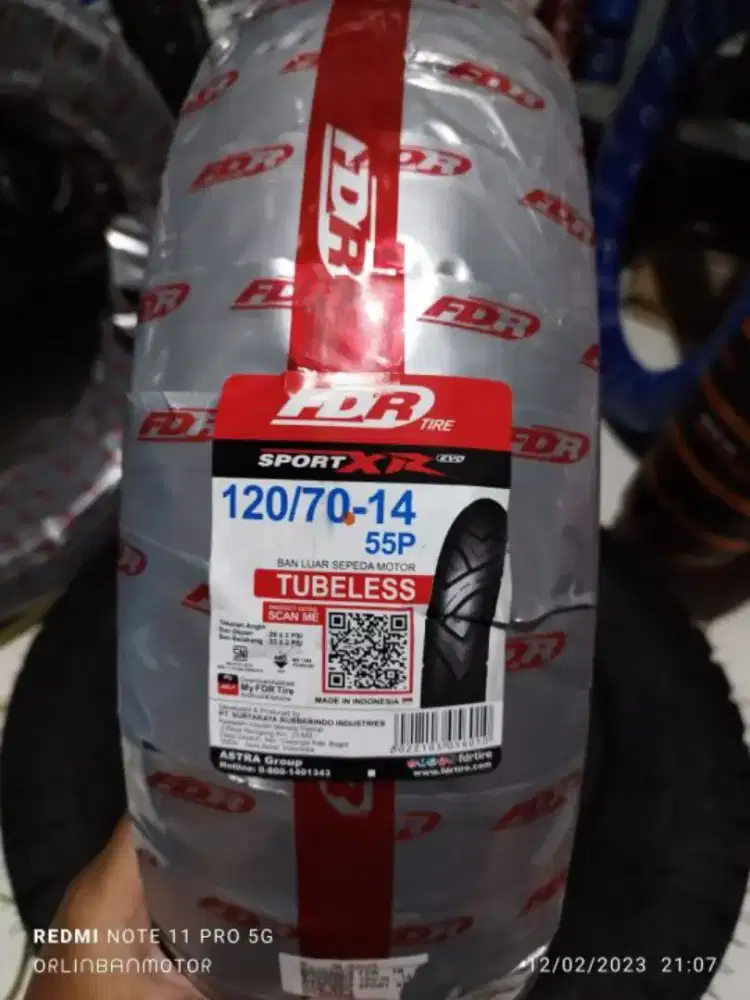 BAN BELAKANG PCX 150 UK120/70-14