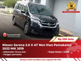 [ GARANSI 5TH ] Nissan Serena 2.0 X AT Non Hws Hitam NIK 2019/2020