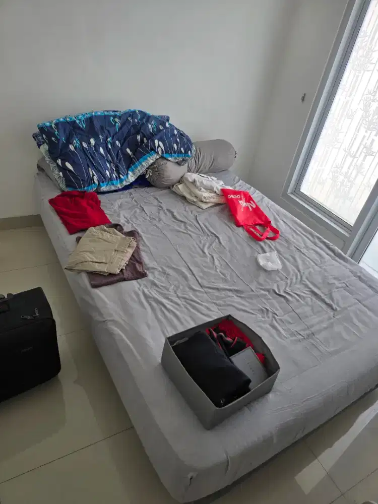 Ranjang kasur dipan domi bed 140x200 tempat tidur matras