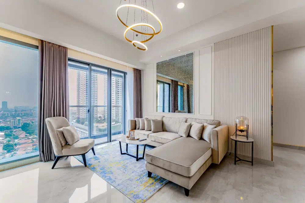 57 Promenade Apartment 2 BR, Bagus, fully furnished dekat mall Thamrin