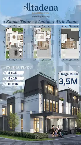 New Altadena Gading Serpong Hunian Premium Terlaris Banyak Promo Cara Bayar