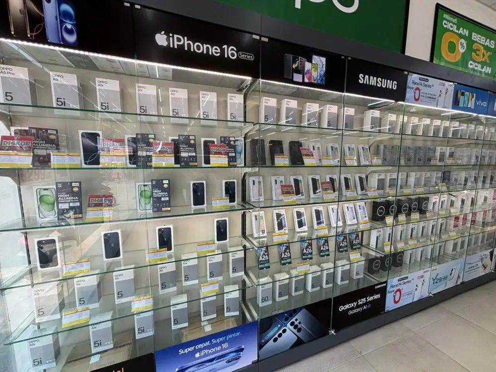 Berbagai macam tipe hp mulai dari harga 1jutaan aja