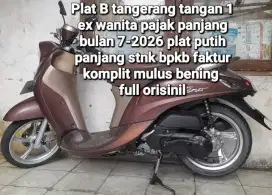 Yamaha Fino 2020 blue core 125 cw asli coklat Plat B tangerang tangn 1