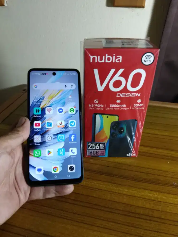 ZTE Nubia V60 Design 6/256 GB Mulus Murah