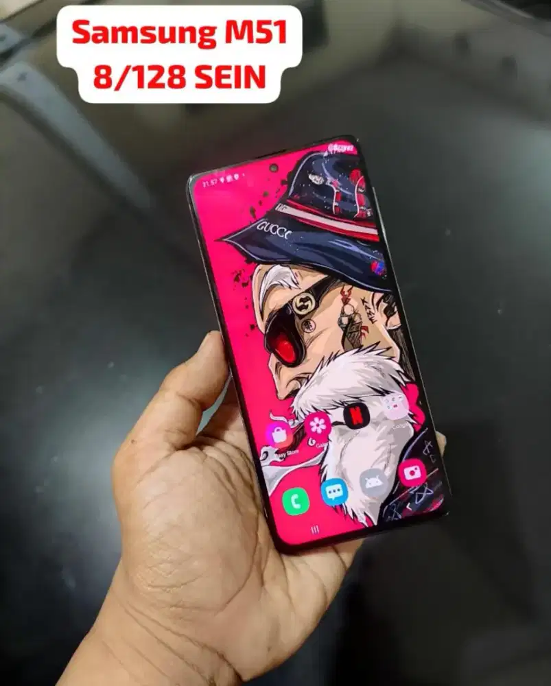 samsung m51 8/128 sein resmi siap pakai