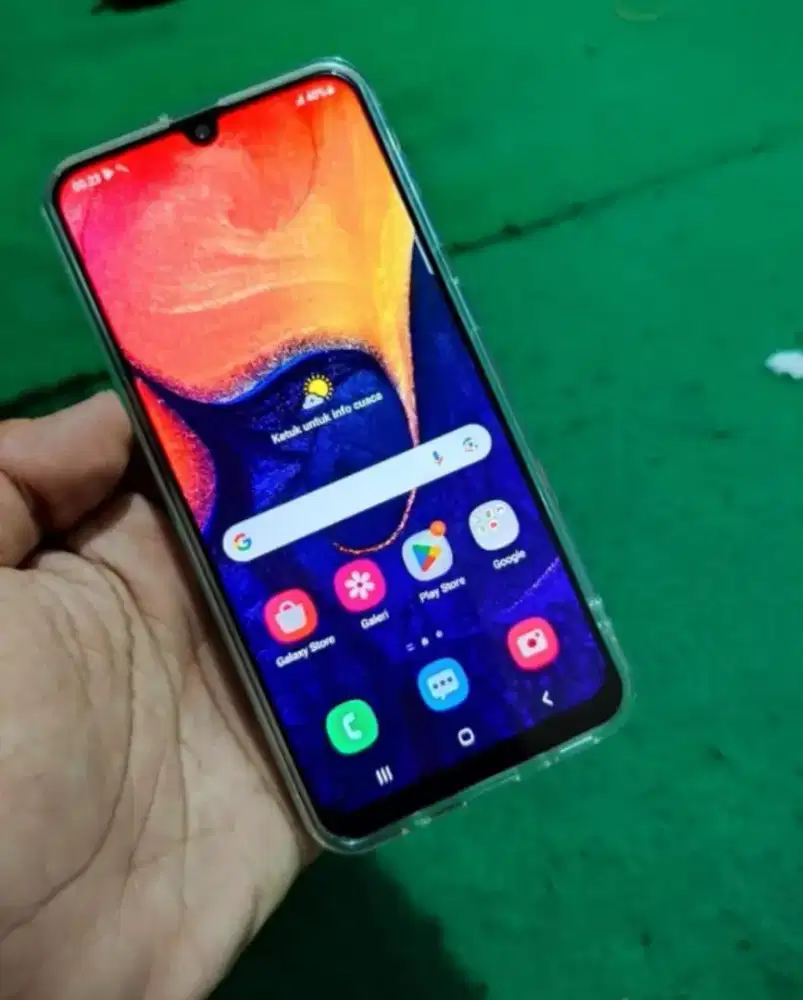 samsung a50 4/64 blue resmi siap pakai