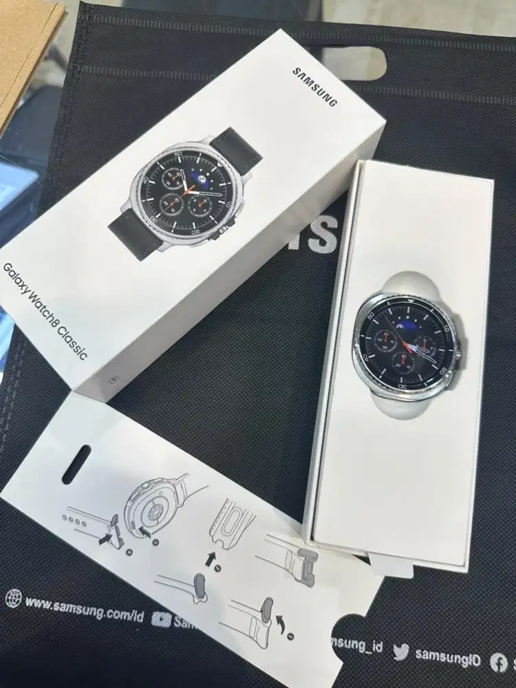 Samsung Galaxy Watch 8 46mm clasic like new hanya unboxing aja