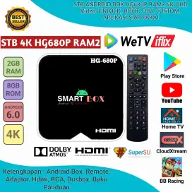 STB android tv box Hg680p Ram2 root full aplikasi