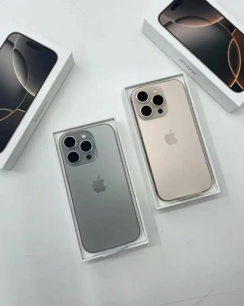 Iphone 16 Pro 128, 256 GB, New Ibox Garansi Resmi 1 Tahun.