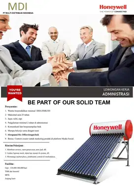 Lowongan untuk Admin