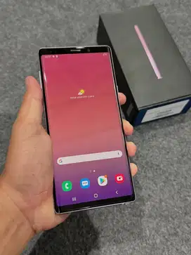 Samsung Galaxy Note 9 Pink warna langka Fullset No minus 6/128 gb