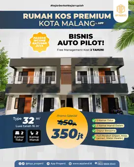KAMAR KOS EKSKLUSIVE KOTA MALANG