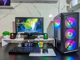 PC GAMING FULSET I3.7100 .DDR4 RAM .VGA DDR5 2GB 730 LAYAR 19IN