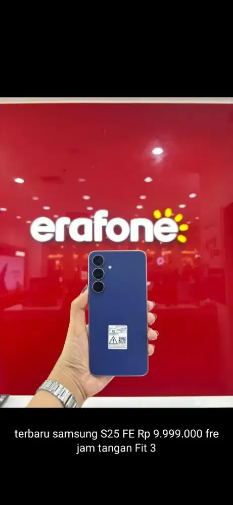 Samsung S25 FE New promo Free Fit 3 ‼️