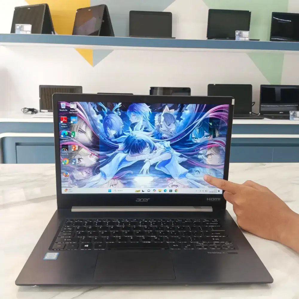 [A31]laptop touch desain Acer i7|Gen8|16GB|256GB|Siap cod Jabodetabek