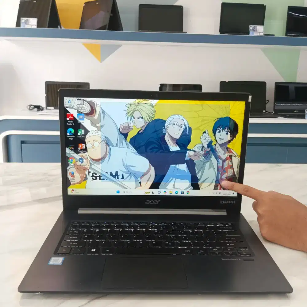 [A31]Laptop touch coding Acer|i7Gen8|16/256GB|cocok untuk mahasiswa