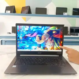 [A31]Laptop touch editing Acer|i7 Gen8|16/256GB|Apk Office siap pakai