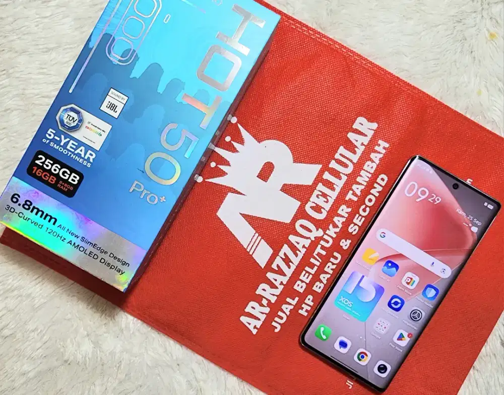 INFINIX HOT 50 pro plus 8+8/256
Garansi sampai 30/08/2026