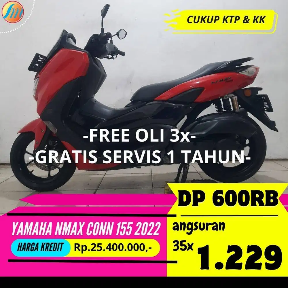 DP PROMO 600RB YAMAHA NMAX CONN 2022 BERGARANSI ANGSURAN TERJANGKAU