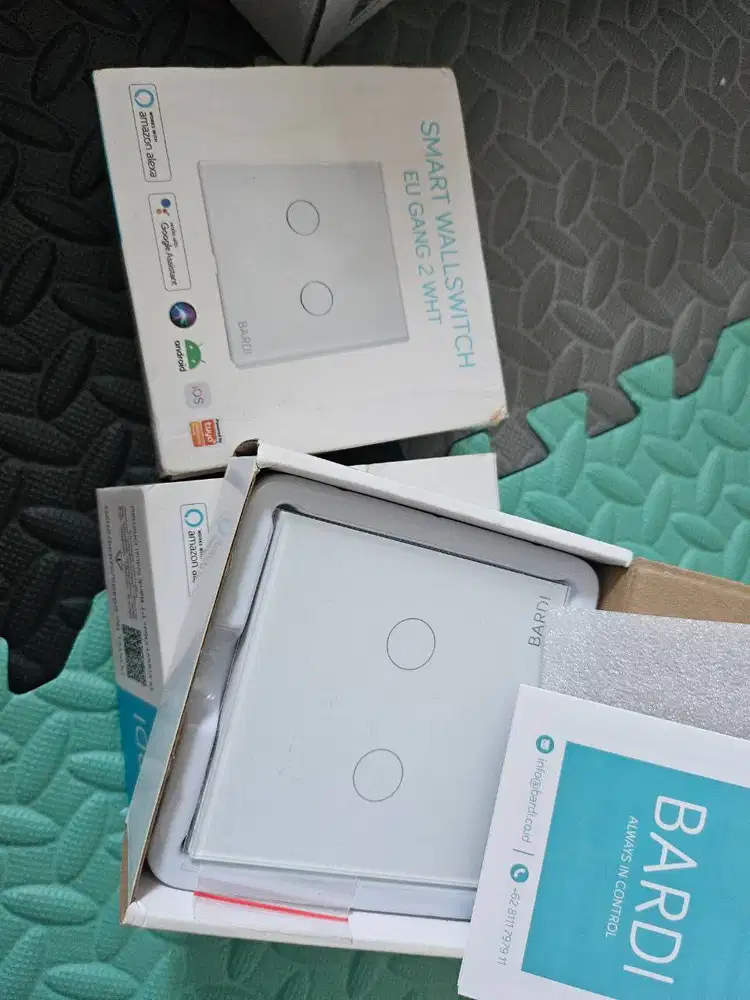 BARDI Smart Wall Switch EU 2 Gang PTH/HTM - White