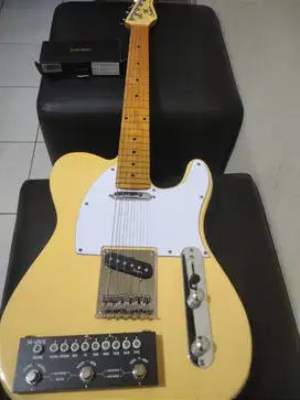 Jual gitar Scorpion ST130 plus efek M-Vave