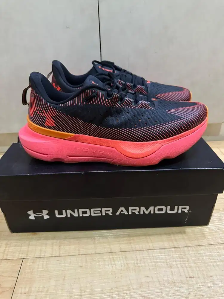 Sepatu Running Lari Under Armour Infinite Pro Fire Ice Size 43