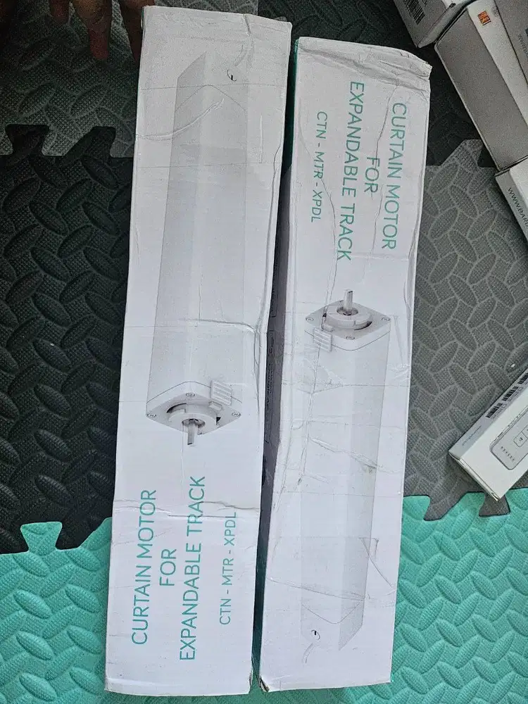 BARDI Smart Expandable Curtain Track and Motor Set Gorden Rel Otomatis