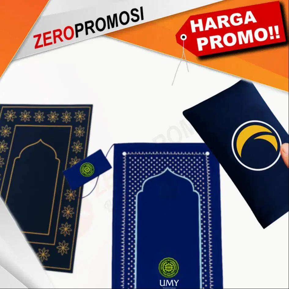 Custom Sajadah Lipat Travel Pouch