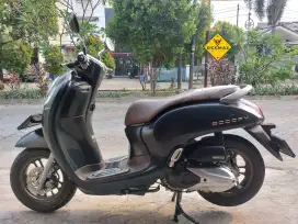 (DP 500)‼️ Plat B DKI JakBar Scoopy Prestige Keyless Hitam 2023