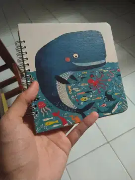 Buku/notebook spiral ukuran 15x15cm