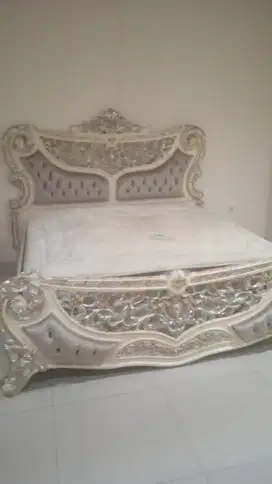Tempat tidur Kayu Jati asli