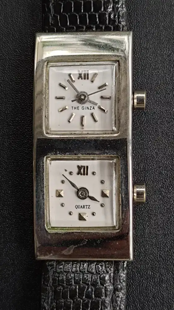 Jam Tangan Vintage the Ginza Dual Time