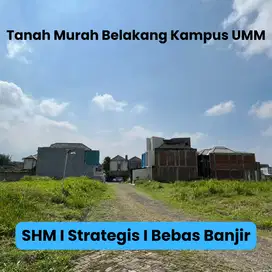 Tanah Dijual di Belakang Kampus UMM