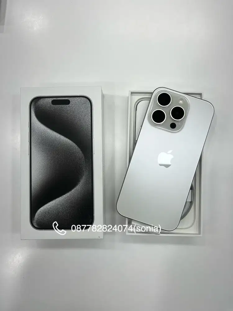 Cicilan 0% iPhone 16 pro 128GB silver bebas 2 kali angsuran