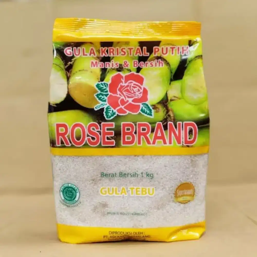 GULA PASIR MERK ROSEBRAND KEMASAN 1KG