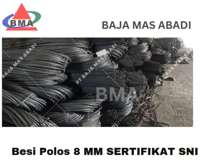 Distributor besi Polos 8 SNI Murah