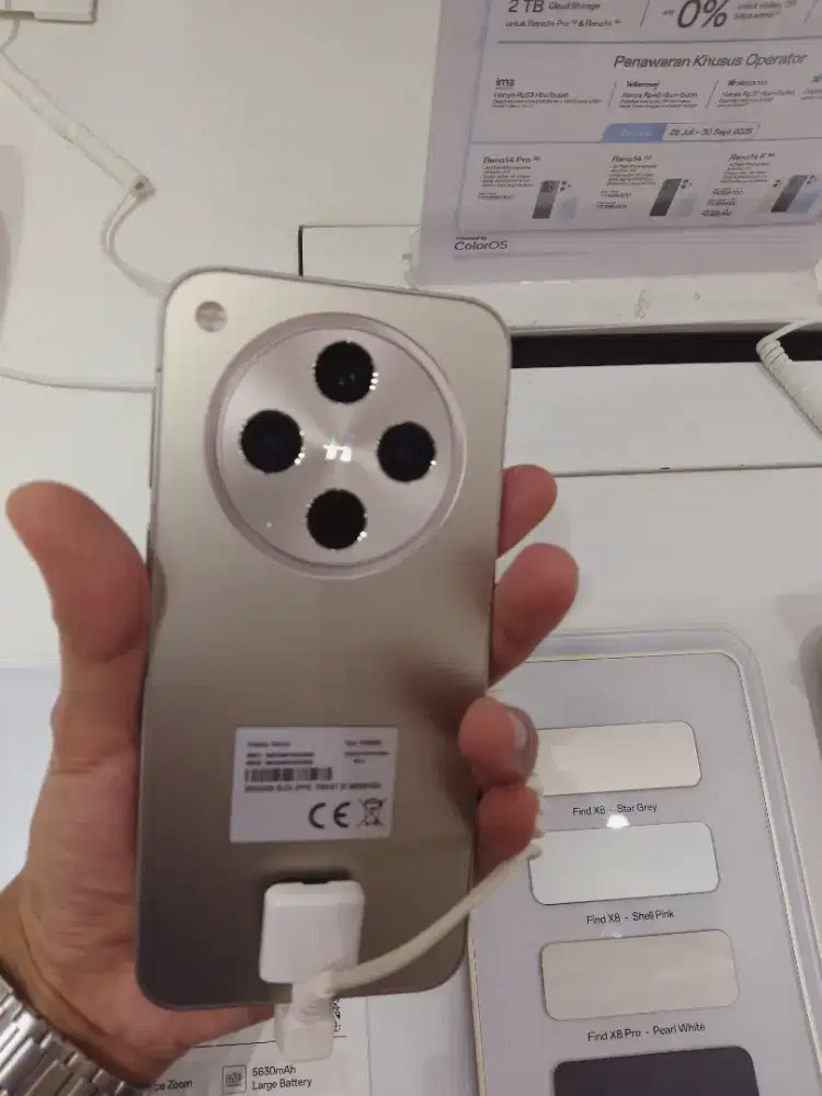Kredit hp Oppo find X8 ram 16/512