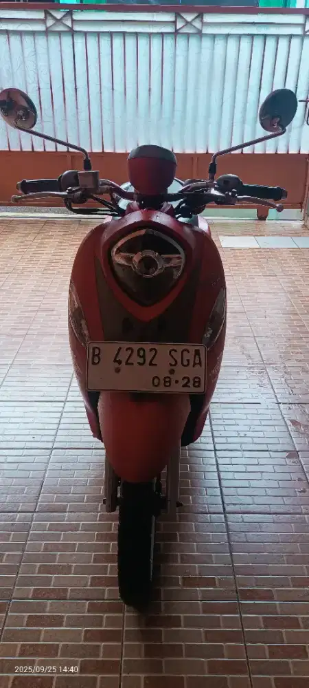 Yamaha fino grande 2018 merah doff
